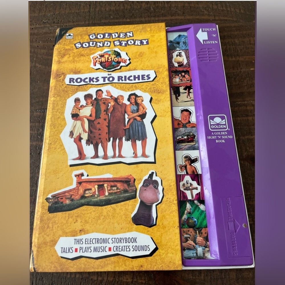 90s Golden Sound Book Story: The Flintstones Rocks to Riches